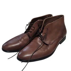 Aldo lässige elegante Stiefel Herren Größe 9 braun mandelförmige Spitze Schnürstiefelette *lesen - Bild 1 von 9