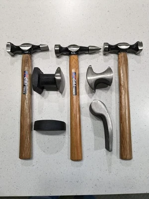 Juego de herramientas de reparación de guardabarros de carrocería automática de 7 piezas Kit de herramientas de reparación de martillos y carretillas Foto 1 de 4