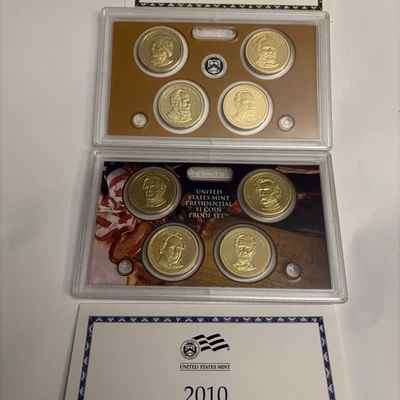 Lote de 2 dólares presidenciales de Estados Unidos 2010 y 2011 con caja y certificado de autenticidad Foto 1 de 4