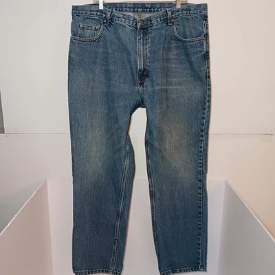 Members Mark Loose Fit Tapered Leg Jeans Mens Sz 40x32 Blue Denim - Image 1 of 4