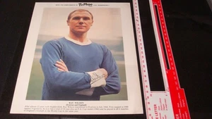 Football RAY WILSON EVERTON & ENGLAND  portrait 10"x 8" Typhoo Tea Card, VG - Picture 1 of 2