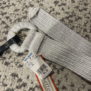 Cinturón Walmart años 80 90 blanco de colección para mujer XL NUEVO CON ETIQUETAS - Imagen 1 de 3