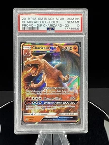 PSA 10 Charizard GX Detective Pikachu Holo 2019 Black Star Promo SM195 Pokemon - Picture 1 of 2
