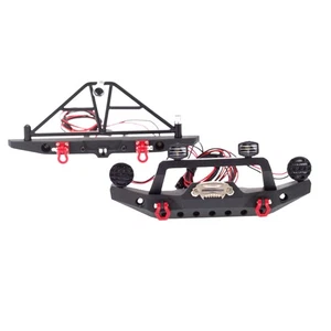 1/10 Metal Front Rear Bumper For TRX4 Axial SCX10 III AX103007 RC Crawler Parts - Picture 1 of 15