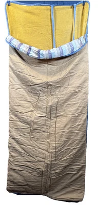 ✨Vintage 60s Canvas Vycron Virgin Poly Hunting Fishing Sleeping Bag 32”x76”✨ - Image 1 of 4