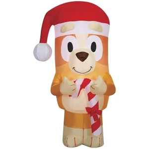3'6" LED Bingo Holding Candy Cane Christmas Inflatable Outdoor Holiday Decor - Picture 1 of 9