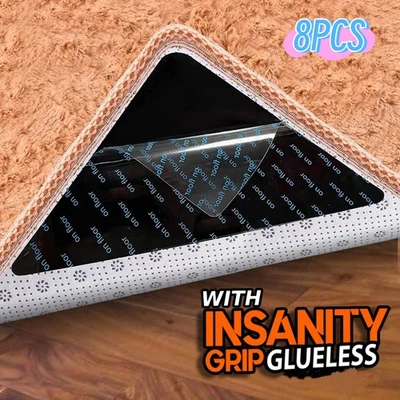 Thin Anti Slip Rug Gripper Safe For Hardwood Floors Non Slip Rug & Carpet Tape . - Image 1 of 4
