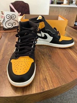 Nike Air Jordan 1 ретро высоты OG такси желтый носок - Изображение 1 из 4