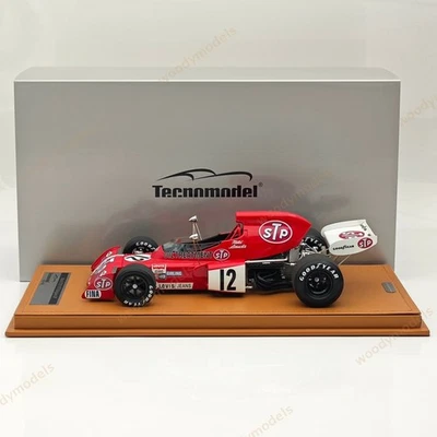 Tecno 1/18 March 721X 1972 Belgium GP Driver Niki Lauda #12 TM18-288B Ltd 125 Pc - Image 1 of 4