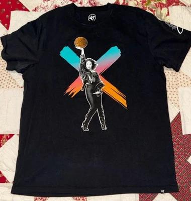 Camisa negra para hombre '47 San Antonio Spurs Selena Quintanilla (talla L) Foto 1 de 4