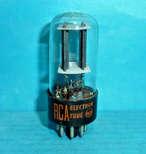1 RCA 6SN7GTB Tube Black Plates D Getter Tested - Picture 1 of 2
