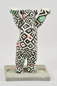 N92Q33- Buddy Bär Berlin Keramik Figur signiert Klio Karadim datiert 2002 - Bild 1 von 12