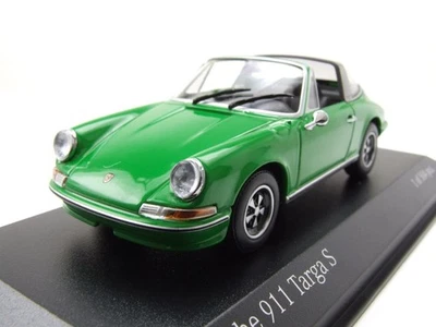 Porsche 911 Targa 1972 Verde Modellino Auto 1:43 Minichamps - Immagine 1 di 4
