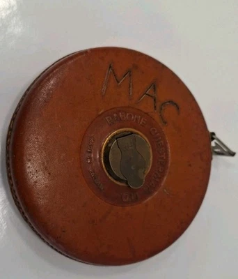 Vintage Rabone Chesterman Leatherbound Tape Measure, 20m - Image 1 of 4