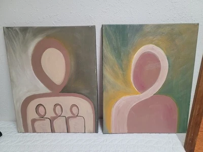 16x20 Original Signed Family Paintings on Canvas - Image 1 of 4