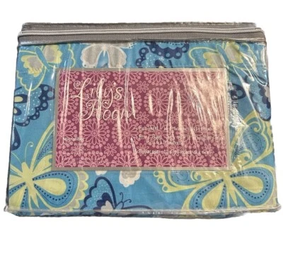 Комплект простыней Lily's Room Twin постельное белье с цветочным рисунком синее желтое микрофибра новый нераспакованный 100% полиуретан - Изображение 1 из 3