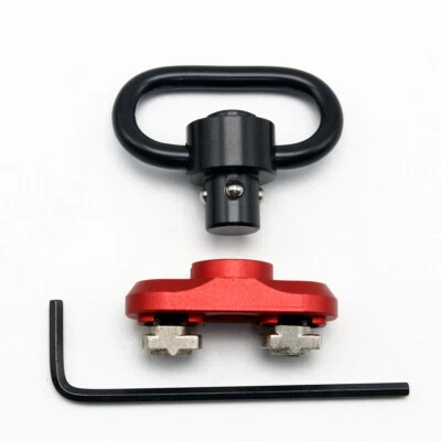 1.25inch Mlok QD Sling Swivel Quick Release Stud Mount Picatinny Rail Adapter - Image 1 of 4