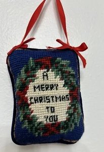 Twos Company Adorno de Navidad Punta de Aguja Feliz Navidad para ti - Imagen 1 de 7