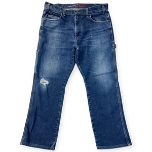 Pantalones de Carpintero Dickies Hombres 36x28 Flex Trashed Usados Desgarrados Patinador Grunge Relajado - Imagen 1 de 20