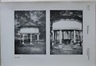 1908 Architecture Print Well Houses Orta Italy