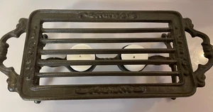 Scaldavivande vintage Repro in ghisa con 2 candele votive tea light - Foto 1 di 6