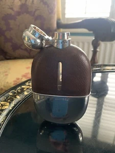 Victorian Solid Silver and Glass Hip Flask - Picture 1 of 12