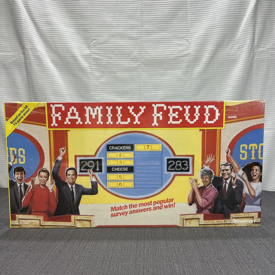 The Family Feud 1993 Pressman Board Game Complete #3900