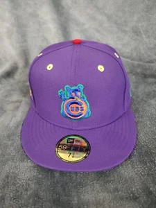 NEW ERA 59 FIFTY MLB CHICAGO CUBS PURPLE ASG 1990 FITTED HAT SZ 7 3/8 MENS NEW - Picture 1 of 9