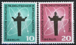Berlín 1958, Día de la Católica Alemana, conjunto Berlín en estado bastante bueno MNH, Mi 179-80 3,4 € - Imagen 1 de 1
