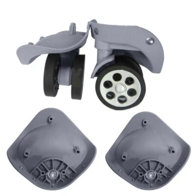 1 par de acessórios de reparo de rodas de substituição A79 para mala de carrinho de bagagem - Imagem 1 de 4