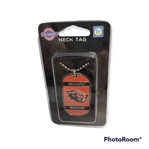 Oregon State Beavers 17" dog tag Neck Tag Necklace Cover