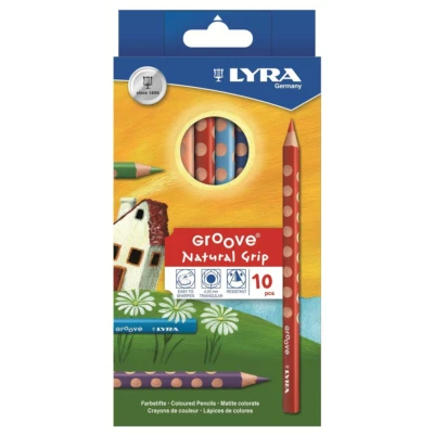 LYRA 10 Groove Jumbo Buntstifte dreikant 3811100 Farbstifte Stifte Malstifte