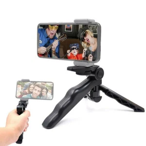Universal Adjustable Tripod Desk Stand Phone Holder for iPhone Samsung Camera - Picture 1 of 10