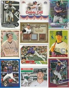 ⚾ HUGE 800 Different ROCKIES card lot 1993 - 2023 Helton Blackmon Walker Bryant - Picture 1 of 20
