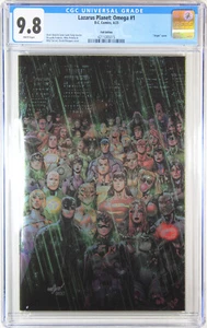 LAZARUS PLANET: OMEGA #1 (DAVID MARQUEZ 1:100 FOIL VARIANT) COMIC ~ CGC 9.8 NM/M - Picture 1 of 2