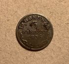 1836 Germany Saxe-Meiningen 3 Kreuzer - Bernhard Ii - Silver Coin