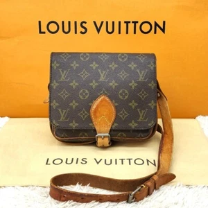 Authentic Louis Vuitton Monogram Cartesier MM Shoulder Bag M51253 - Picture 1 of 9