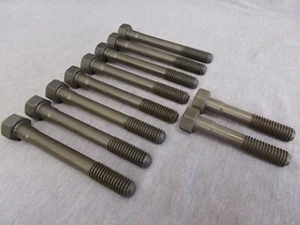 Ford Kent CROSSFLOW O.E. H/T Self-Colour BLACK Cylinder Head Bolt Set (10) - Picture 1 of 5