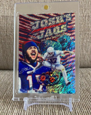 🏈Custom ACEO JOSH ALLEN Josh's Jaqs Cereal "SHIMMER PRIZM" Card-Buffalo Bills