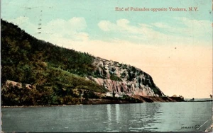 End of Palisades opposite Yonkers NEW YORK DIVIDED BACK Postmarked  POSTCARD D2 - Picture 1 of 2