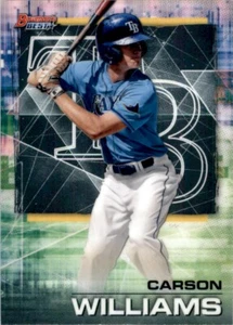 2021 Bowman's Best #57 Carson Williams - Foto 1 di 2