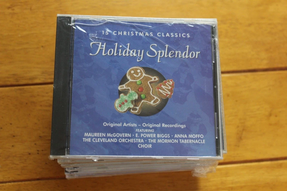 VARIOUS "HOLIDAY SPLENDOR, 15 CHRISTMAS CLASSICS" CD [NEW] CASE DAMAGE [41] Foto 1 de 4