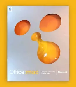 Microsoft Office : Mac v.X for Mac OS X Software Disc CD 2001 Product Key & Box - Picture 1 of 22