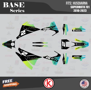 Kit de gráficos para Husqvarna Supermoto 701 (2016-2023) serie base - lima - Imagen 1 de 6