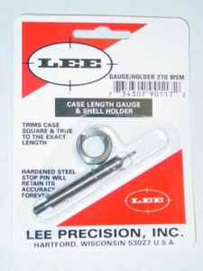 Lee Case Length Gauge & Holder 270 WSM 90117 - Picture 1 of 1