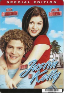 DE JUSTIN A KELLY - Tarjeta de estante de gran éxito - Kelly Clarkson - AUTÉNTICA - Imagen 1 de 1