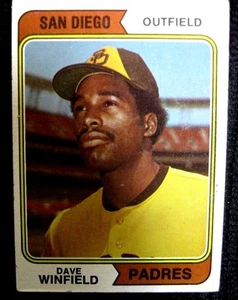 DAVE WINFIELD RC 1974 TOPPS BASEBALL ROOKIE CARD#456!SAN DIEGO PADRES RC GOAT - Picture 1 of 3
