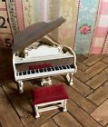 Ideal Piano With Bench Dollhouse Miniature