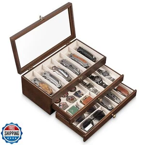 Yoimori Messervitrine, 3-lagiges Taschenmesseretui Display und Aufbewahrungsmesser - Bild 1 von 5
