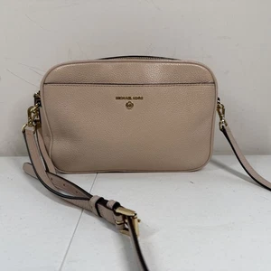 Michael Kors Jet Set Charm Large Camera Crossbody Shoulder Bag Pink Blush - Picture 1 of 8
